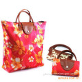Promotional Cotton Flower Printing Extra Large Shopping Bag/Pet Shopping Bag